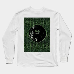 Dark Parsley Face Long Sleeve T-Shirt